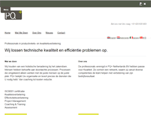 Tablet Screenshot of pq-partner.nl